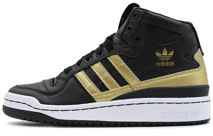 Adidas Originals Forum Mid 'Black/Gold' Women's
