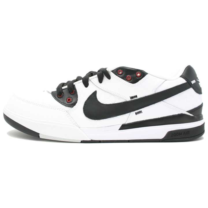 Nike Nike Paul Rodriguez 3 Abrasion Resistant Low top Skateboard Shoes Unisex White Black