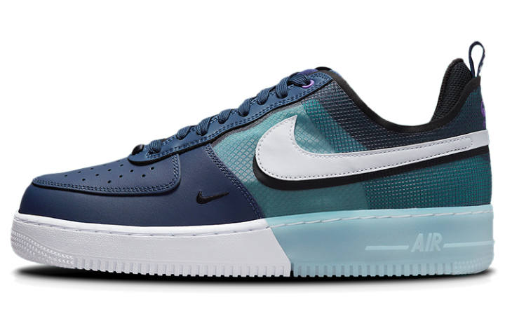 Nike Nike Air Force 1 Low React Midnight Navy Teal