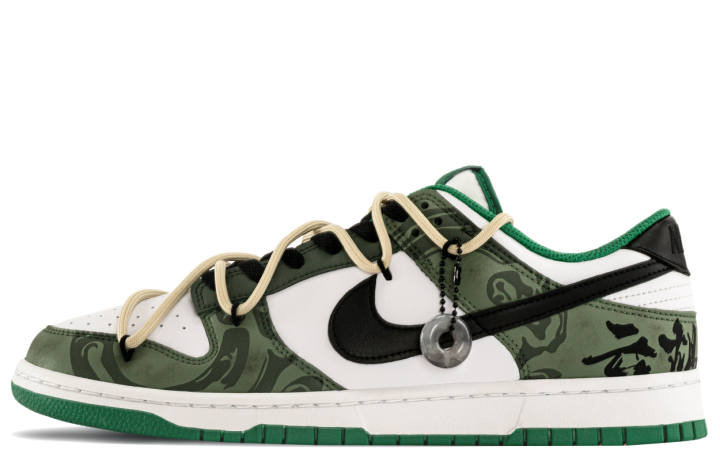 Nike Nike Dunk FZBB Leather Abrasion Resistant Height Increasing Abrasion Resistant Height Increasing Low top