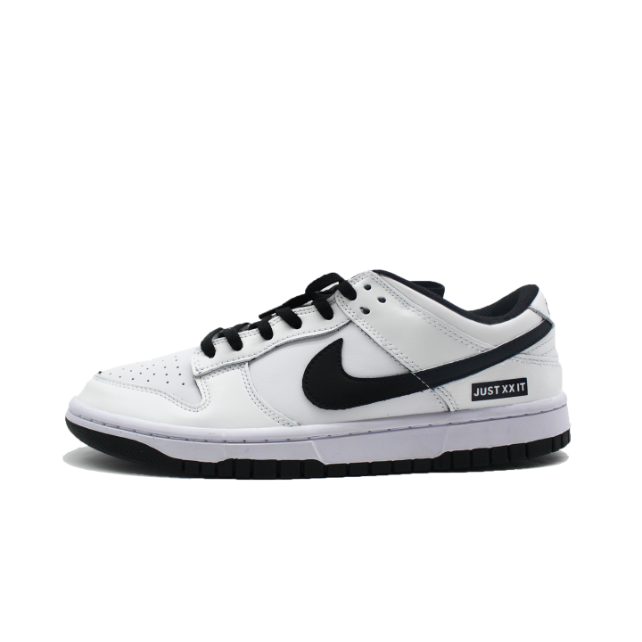 Nike Nike Dunk Black White Leather Trendy Abrasion Resistant Breathable Support Height Increasing