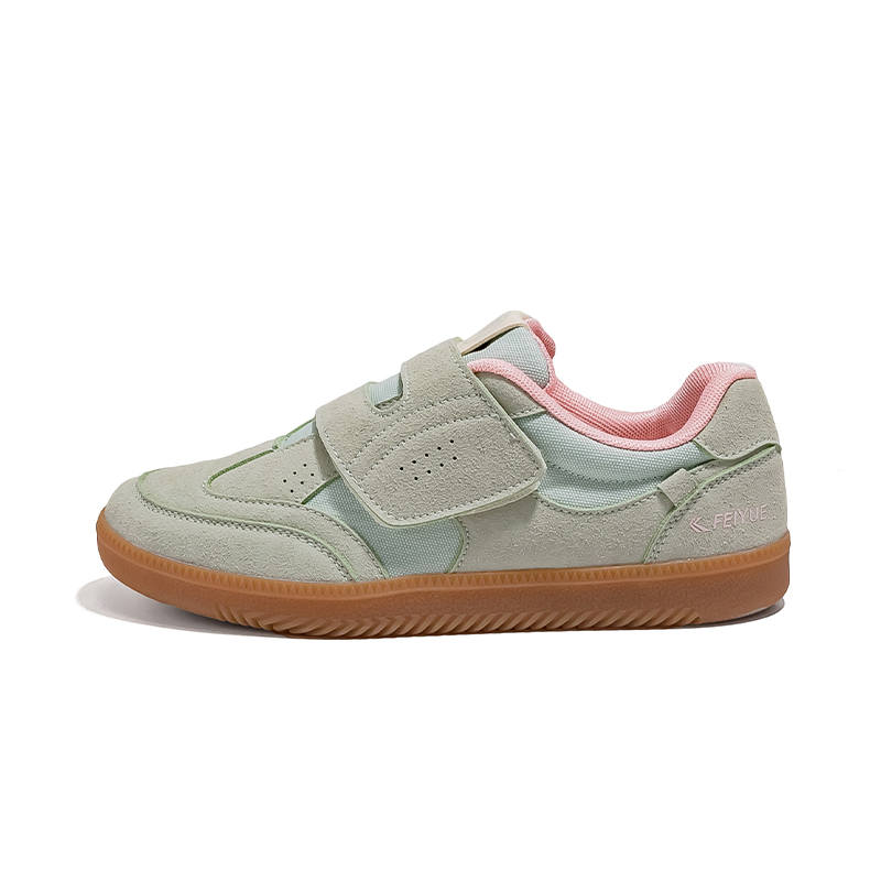FEIYUE Slip-Resistant Abrasion-Resistant Low-top Skateboard Shoes Women's Green