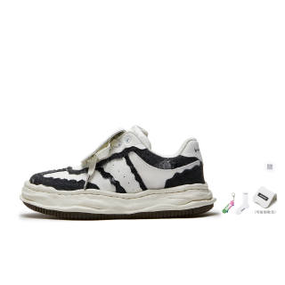 BUABOKE Skateboard Shoes Unisex Low Top Black