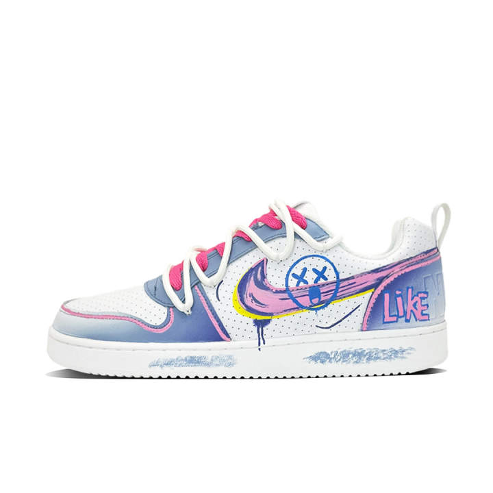 Nike Nike Court Borough Synthetic Leather Coverage Slip Resistant Abrasion Resistant Low top Skateboard Shoes Men's