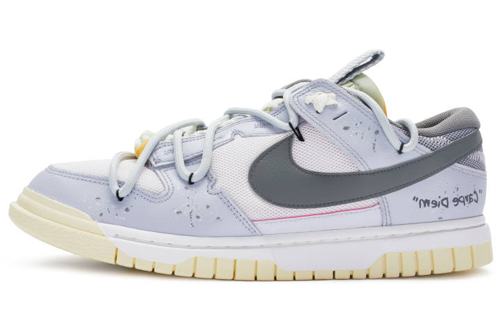 Nike Nike Air Dunk Jumbo Remastered Skateboard Shoes Men's White Gray