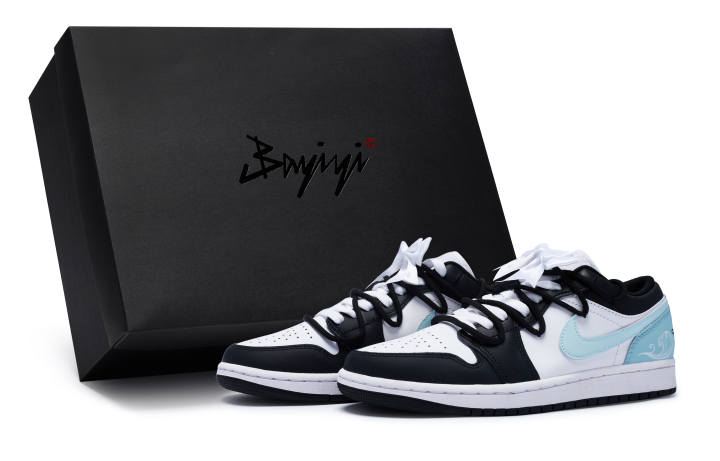 Jordan Jordan Air Jordan 1 Skateboard Shoes Women's Low Top Blue