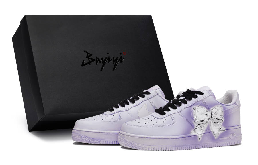 Nike Nike Air Force 1 LOW 811 Manufacturing, Girlish Lace Purple, Special Shoe Box Slip Resistant Abrasion Resistant