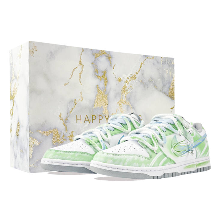 Nike Nike Dunk Aurora Whisper Cushioning, Wear Resistant Low top Skateboard Shoes Unisex Green