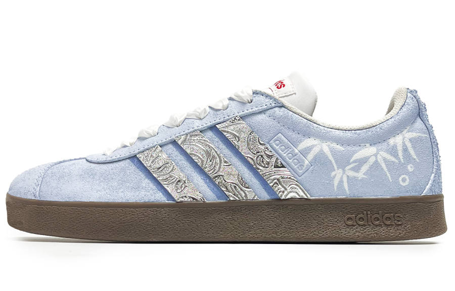 Adidas Adidas Slip Resistant Abrasion Resistant Slip Resistant Abrasion Resistant Low top Skateboard Shoes Unisex Blue White