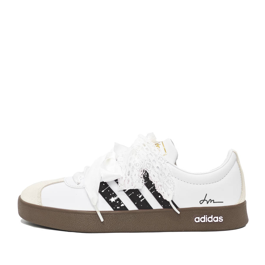 Adidas Adidas Vl Court Classic Shooting Stars Abrasion Resistant Low top Skateboard Shoes Unisex