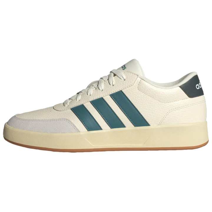 Adidas Adidas BREAKNET 3.0 Synthetic Leather, Leather Skateboard Shoes Unisex Beige Green