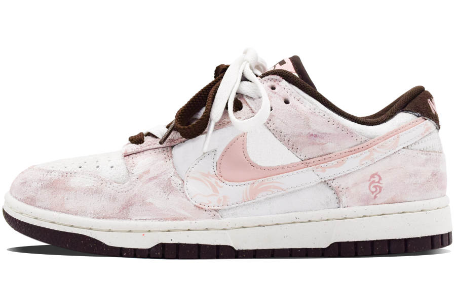 Nike Nike Dunk Tang Island Manufacturing, Year Of The Snake Suede Slip Resistant Abrasion Resistant Low top Skateboard Shoes