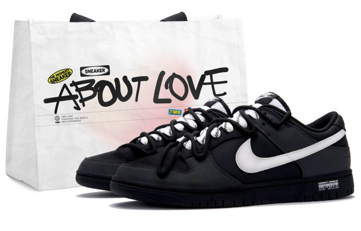 Nike Nike Dunk Low top Skateboard Shoes Unisex Black White