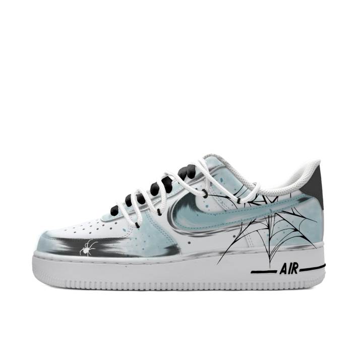 Nike Nike Air Force 1 Abrasion Resistant Abrasion Resistant Low top Skateboard Shoes Men's Blue