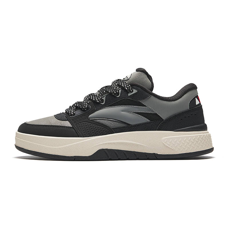 Anta Ao You Height Increasing Lightweight Height Increasing Lightweight Low top Skateboard Shoes Men's Recycling Gray