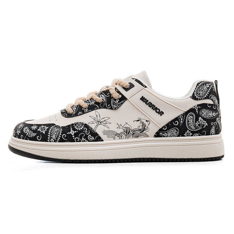 Warrior Cushioning Abrasion Resistant Lightweight Waterproof Low top Skateboard Shoes Men's