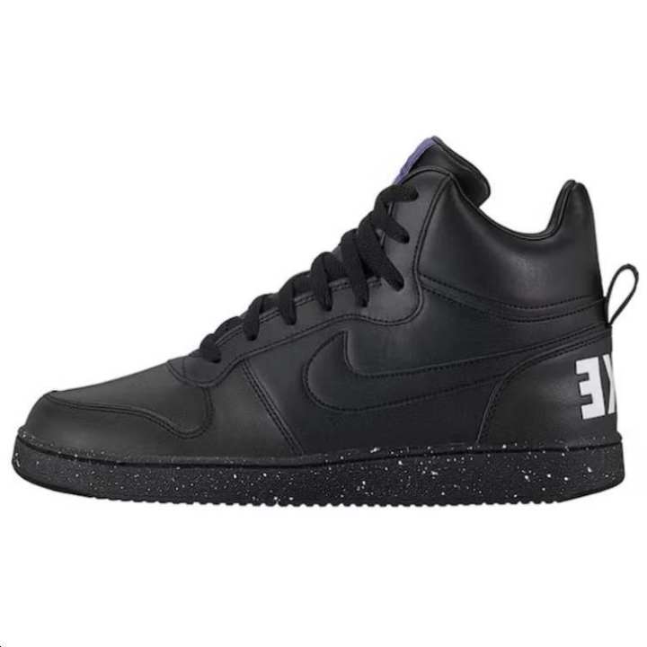 Nike Nike Court Borough Mid Black White Court Purple