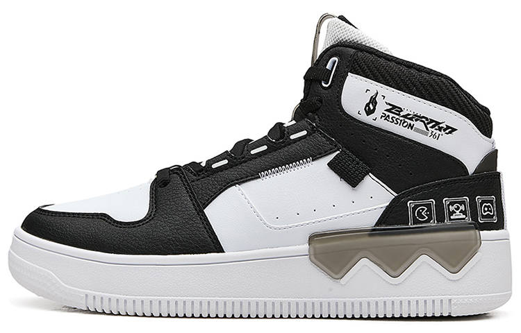 361° Thermal High top Skateboard Shoes Women's White Black