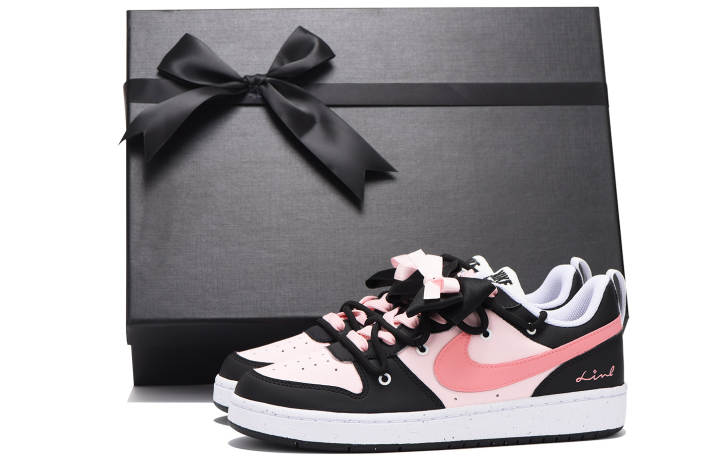 Nike Nike Court Borough Coverage Slip Resistant Impact Resistant Abrasion Resistant Low top Skateboard Shoes Women's