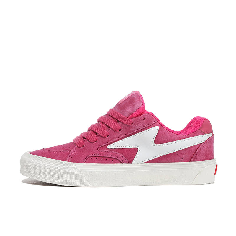 HOMDOON Slip Resistant Abrasion Resistant Low top Skateboard Shoes Unisex Dragon Fruit