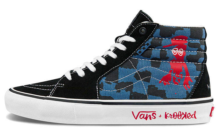 Vans Sk8 Krooked x Sk8 Skate Vans-Hi 'Natas For Ray Barbee'