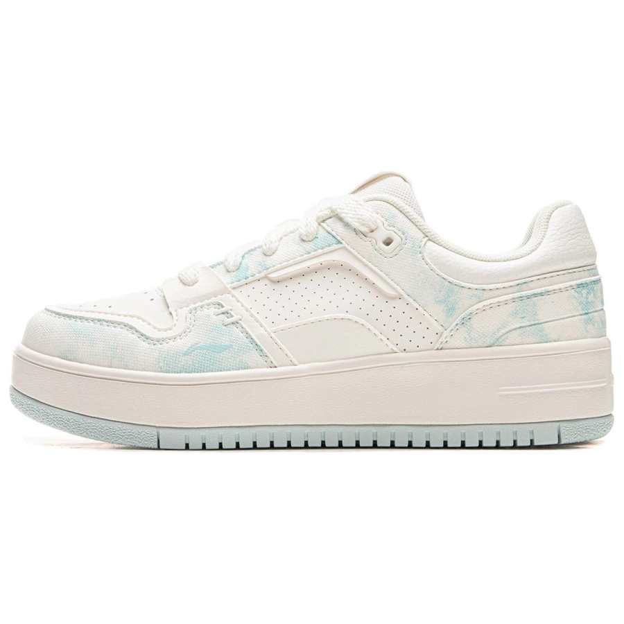 Li-Ning Li Ning Cheese Slip Resistant, Abrasion Resistant, Breathable, Height Increasing Low top Skateboard Shoes Women's