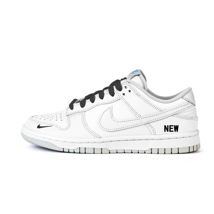 Nike Nike Dunk Slip Resistant Abrasion Resistant Low top Skateboard Shoes Women's White Black