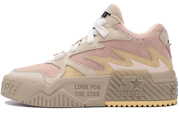 STARTER Sound Wave Collection VOL Leather Non Slip And Waterproof Low top Skateboard Shoes Women's Pink