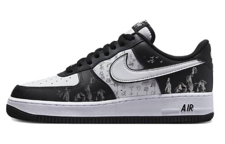 Nike Nike Air Force 1 Low top Skateboard Shoes Unisex White Black