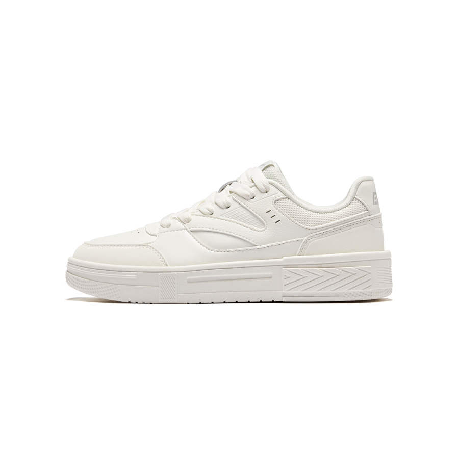 Erke Wear resistant And Lightweight Low top Skateboard Shoes Women's White