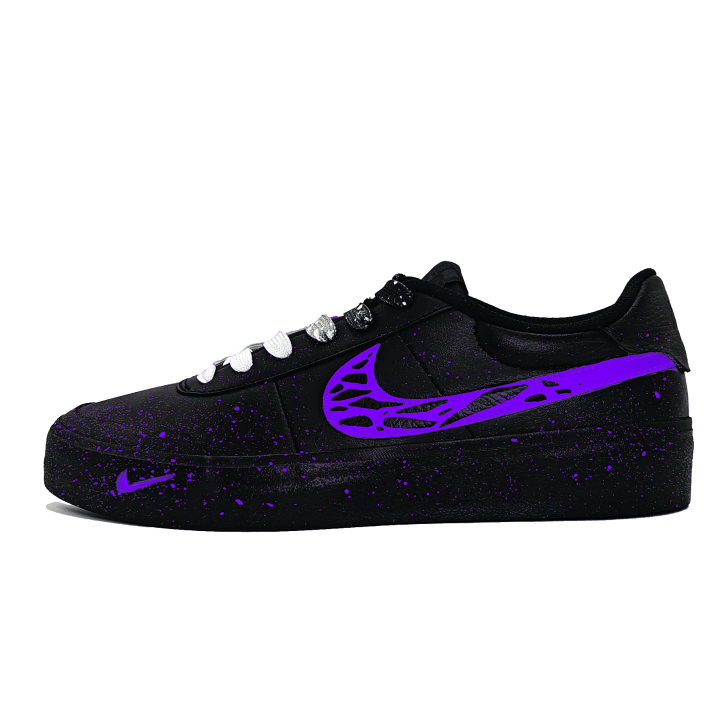 Nike Nike Court Shot Low top Skateboard Shoes Men's Black Purple