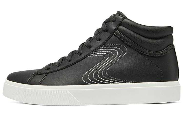 Skechers Casual High Top Shoes 'Black White' Women's