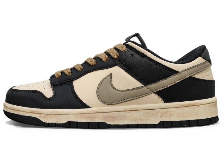 Nike Nike Dunk YDCC Slip Resistant, Abrasion Resistant, Lightweight Low top Skateboard Shoes Women's Black Brown
