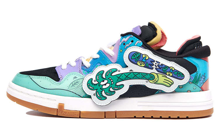 Li-Ning Steven Harrington x Li Ning Wave PRO Wave PRO Slip Resistant, Abrasion Resistant, Lightweight Low top Skateboard Shoes