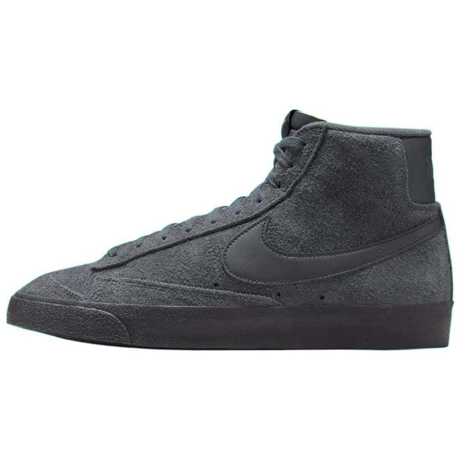 Nike Nike Blazer Mid Slip Resistant Abrasion Resistant Mid top Basketball Shoes Unisex Black