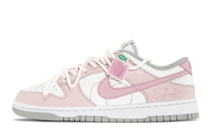 Nike Nike Dunk Slip Resistant Slip Resistant Low top Skateboard Shoes Women's Pink White