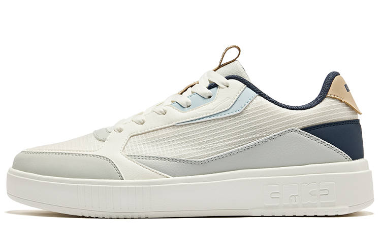 Erke Pinellia 2.0 Cushioning Abrasion Resistant Cushioning, Wear Resistant Low top Skateboard Shoes Men's White Gray