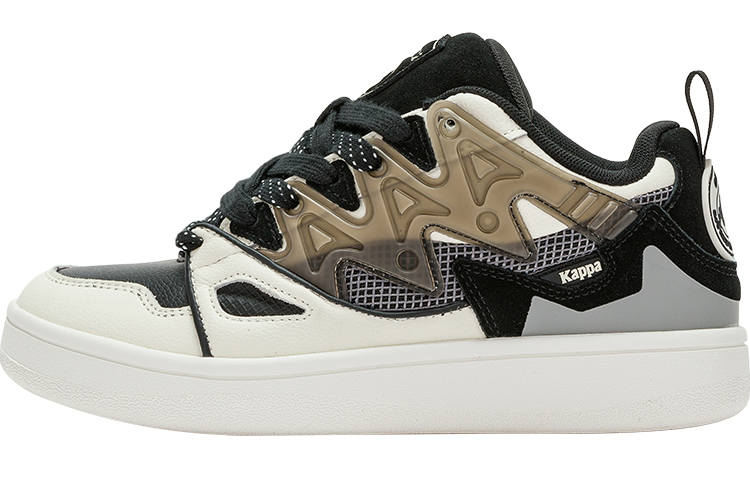 Kappa COPPOLELLA x Kappa Abrasion Resistant Low top Skateboard Shoes Unisex White Black Brown
