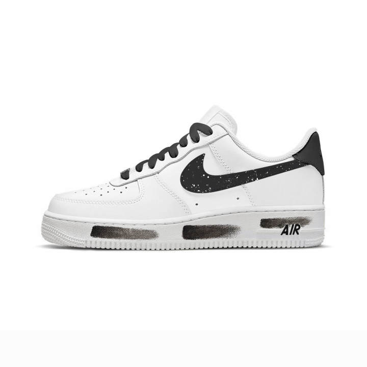 Nike Nike Air Force 1 Low top Skateboard Shoes Unisex Black White