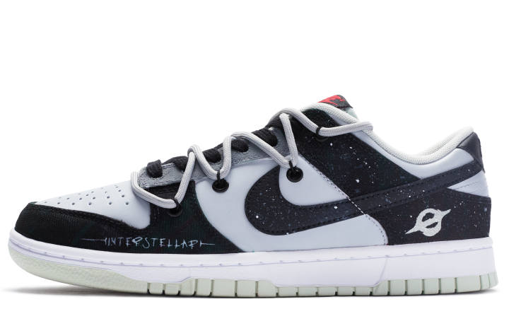 Nike Nike Dunk Retro Low top Skateboard Shoes Men's Black Gray