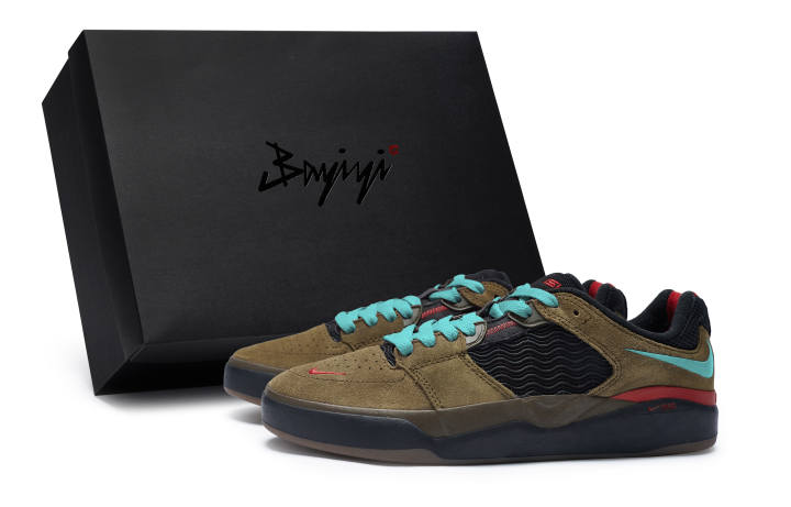 Nike Nike SB Ishod 811 Manufacturing, Light Shadow Rose Green Low top Skateboard Shoes Unisex Brown