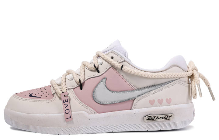 Nike Nike SB Force 58 Low top Skateboard Shoes Unisex Pink White