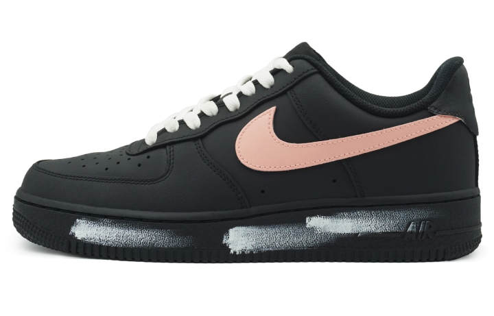 Nike Nike Air Force 1 Low top Skateboard Shoes Unisex Black