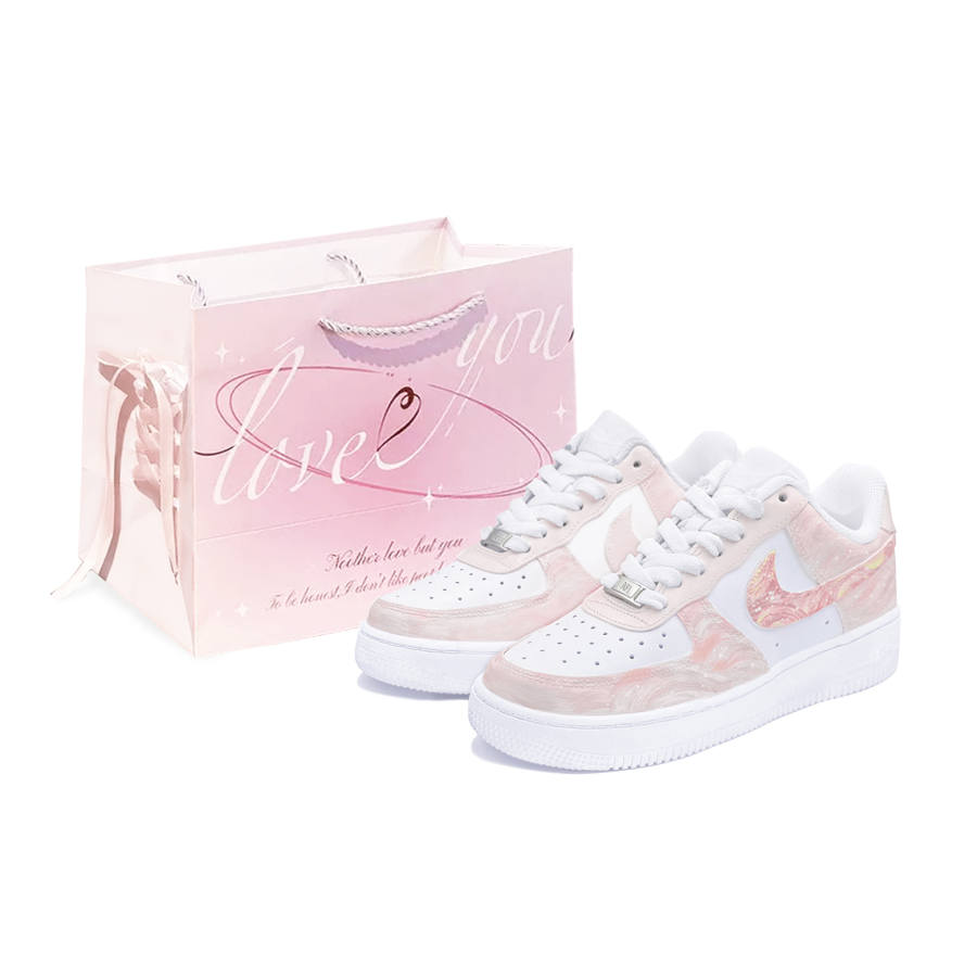 Nike Nike Air Force 1 Shopping Bag, Pink Starry, First Moon Culture Abrasion Resistant Balance Abrasion Resistant Balance