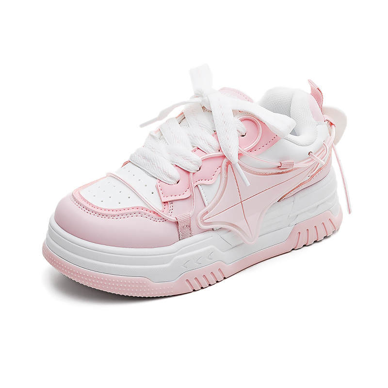HUANQIU Low top Skateboard Shoes Women's Pink