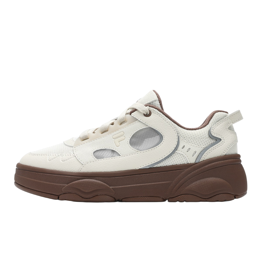 FILA FUSION Low top Skateboard Shoes Women's Silver