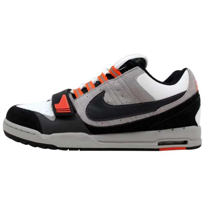 Nike Nike Air Heist White/Black Metallic Silver Orrange Blaze