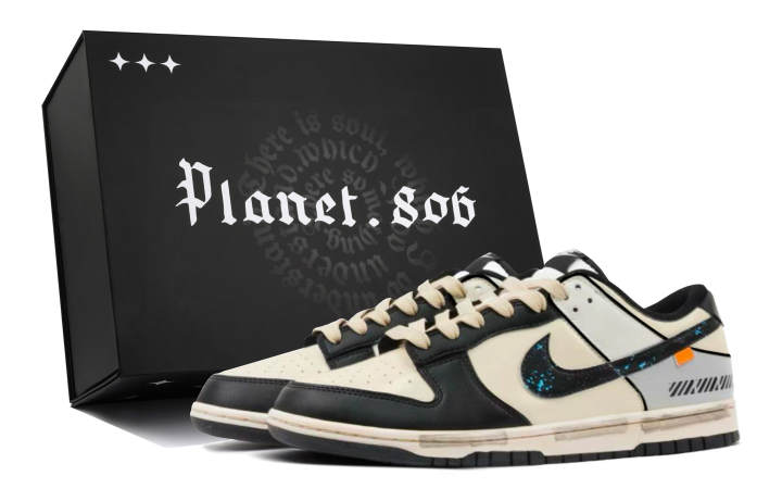 Nike Nike Dunk Abrasion Resistant Low top Skateboard Shoes Unisex Black White