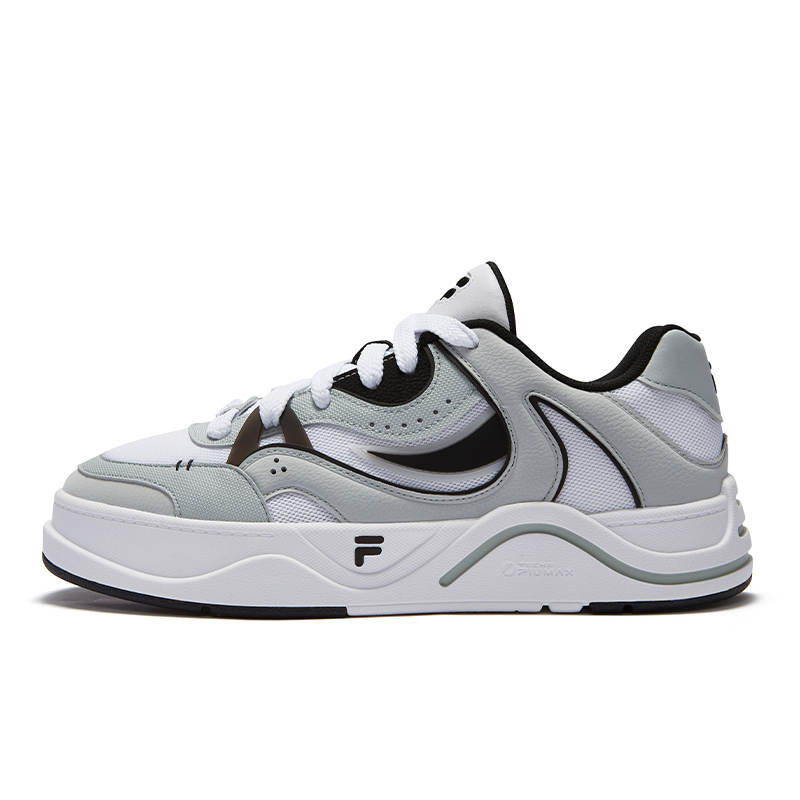 FILA FUSION 50 50 Low top Skateboard Shoes Men's White Gray