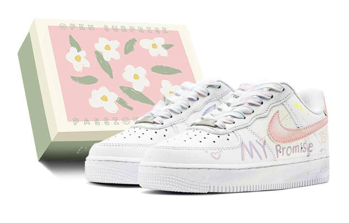 Nike Nike Air Force 1 Low top Skateboard Shoes Women's Pink Purple